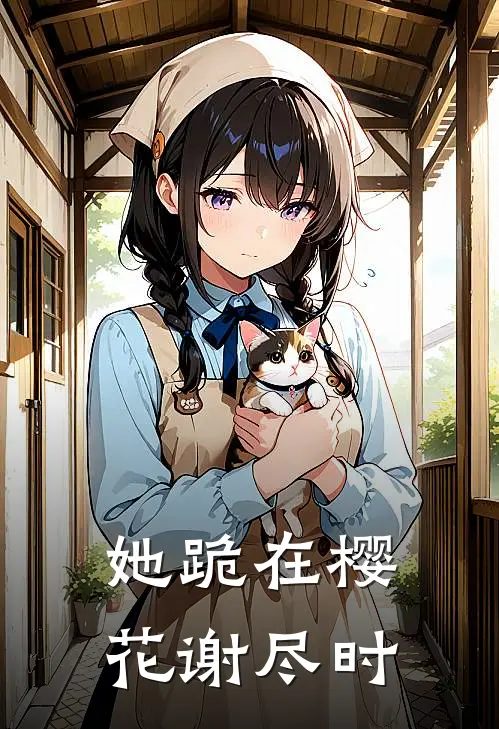 她跪在樱花谢尽时