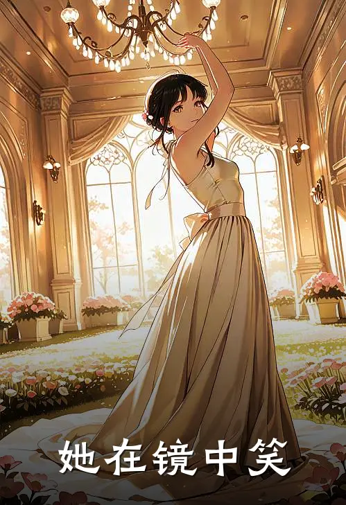 她在镜中笑