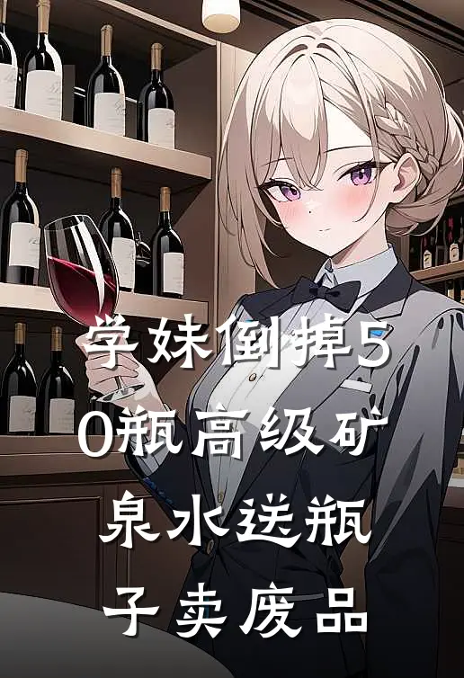 学妹倒掉50瓶高级矿泉水送瓶子卖废品