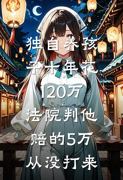 独自养孩子十年花120万，法院判他赔的5万从没打来